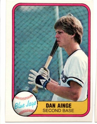 1981 Fleer Dan Ainge Rookie #418