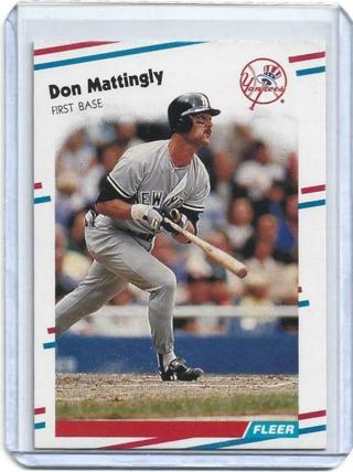 1988 FLEER DON MATTINGLY CARD