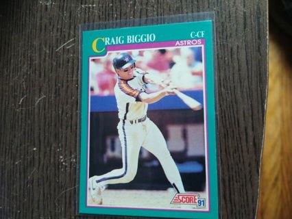 Craig Biggio Astros 91 Score