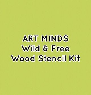 Wood Stencil Kit FREE SHIPPING