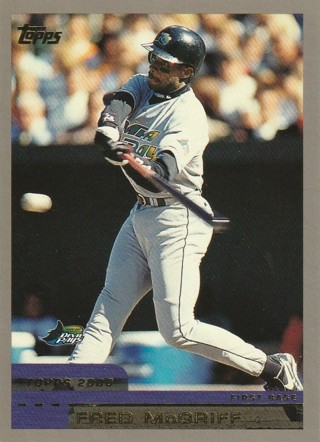 2000 Topps - #31 Fred McGriff Tampa Bay Devil Rays Hall Of Fame 1B