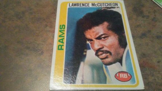 1978 TOPPS LAWRENCE McCUTCHEN LOS ANGELES RAMS FOOTBALL CARD# 45