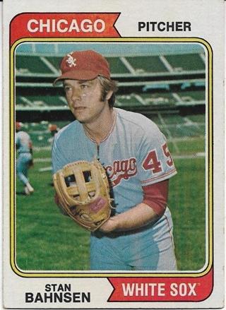 1974 TOPPS STAN BAHNSEN CARD