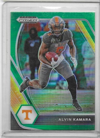 Alvin Kamara 2021 Prizm Draft Prizms Green #39