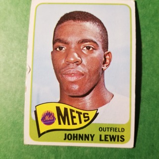 1965 - TOPPS EXMT - NRMT BASEBALL - CARD NO - 277 - JOHNNY LEWIS - METS