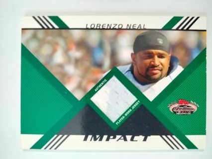 2008 Lorenzo Neal jersey card 0113/1349