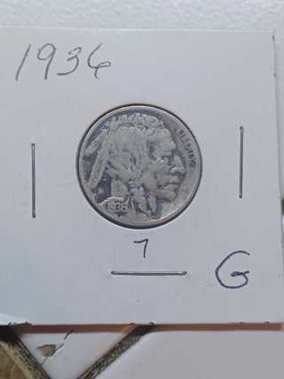 1936 Buffalo Nickel! 37.7