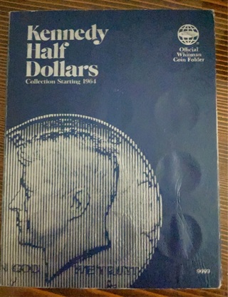 Whitman Kennedy Half Dollar Coin Folder - Starting 1964