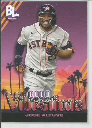 2024 Topps Big League Baseball-Jose Altuve Good Vibrations Variant