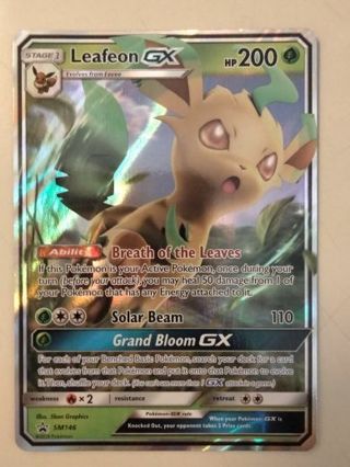 Leafeon gx sm146 rare holo pokemon