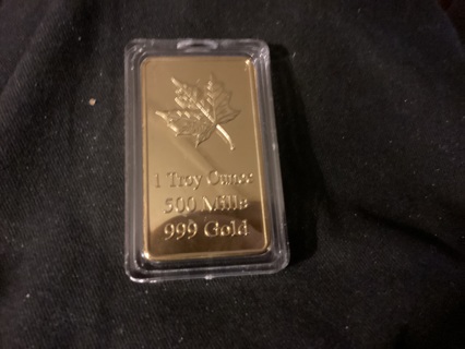 REPLICA GOLDEN MAPLE LEAF BAR