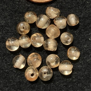 Cream Glass Beads