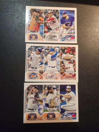 2023 Topps League Leaders Cards