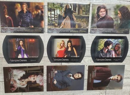9 Vampire Diaries Cards
