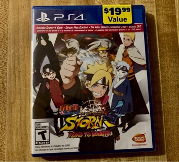 *New* Naruto Shippuden Ultimate Ninja Storm 4 Road to Boruto - (PS4 PlayStation 4) BRAND NEW