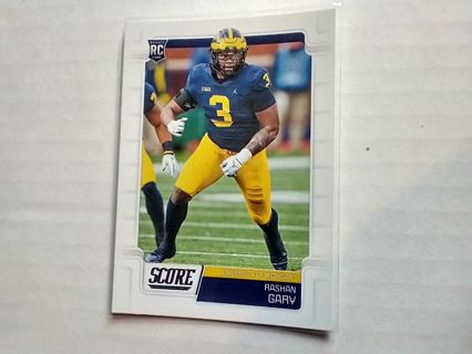 Rashan Gary Rookie Card Michigan