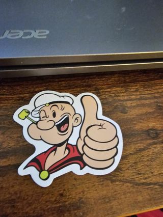 Popeye sticker 5.2cm/ 2.3 inch