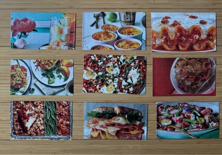 Clearance - 9 FOOD Themed Envelopes 