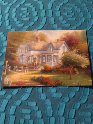 Thomas Kinkade Garden Memories Postcard - Home is Where the Heart Is II