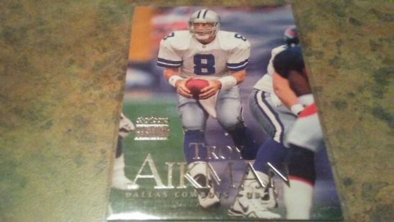 1999 SKYBOX PREMIUM TROY AIKMAN DALLAS COWBOYS FOOTBALL CARD# 205