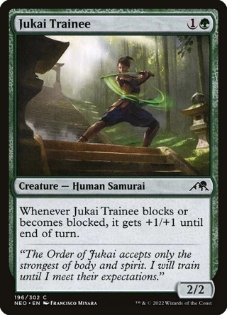 Magic the Gathering (mtg): NEO: Jukai Trainee - Foil