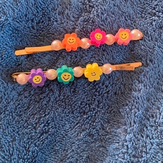 Smiley face Hair Pins 