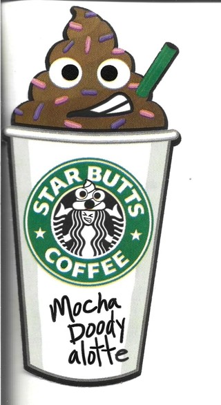 Brand New Never Been Used Star Butts Coffee Sticker