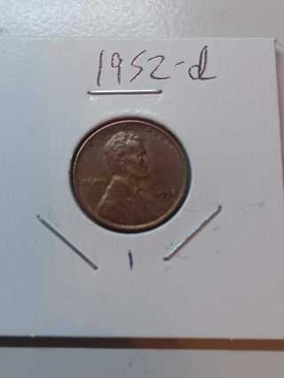 1952-D Lincoln Wheat Penny! 40.1