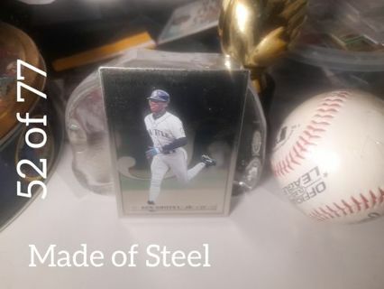 1990 Ken Griffey Leaf Steel Collectible Mariners Limited