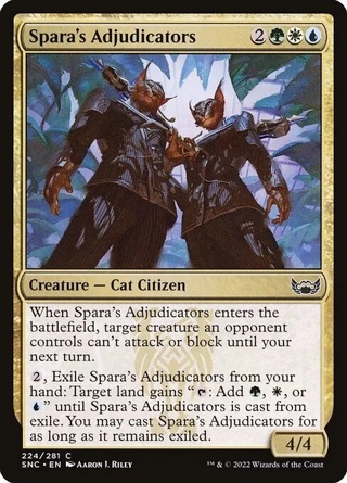  Spara's Adjudicators - Foil NM Eng MTG - Streets of New Capenna