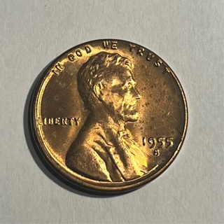  1955 S Wheat Penny 