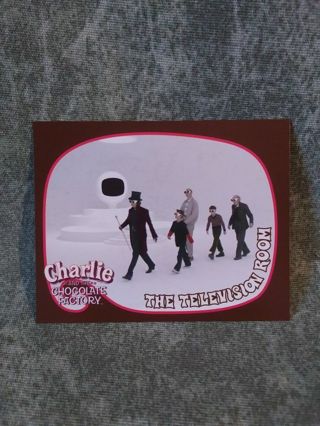 Charlie & The Chocolate Factory mini Trading Card