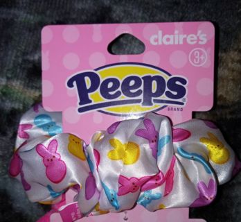 PEEPS silk hair tie scrunchie