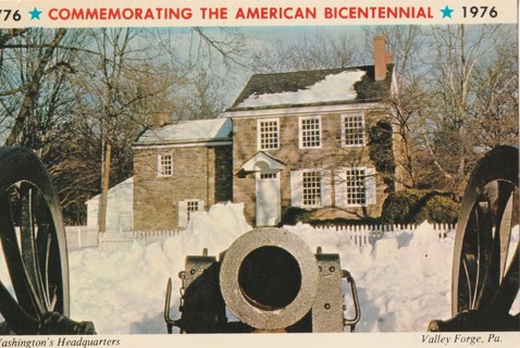 Vintage Unused Postcard: s: Washington's Headquarters, Commemorating the American Bicentennial