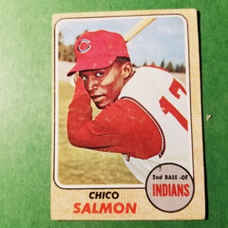 1968 - TOPPS BASEBALL CARD NO. 318 - CHICO SALMON - INDIANS