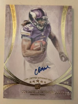 2013 cordarrelle Peterson rc auto 042/130