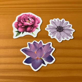 Flower stickers 