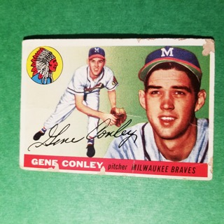 1955 - TOPPS FILLER BASEBALL - CARD NO. 81 - GENE CONLEY - BRAVES