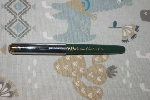 Vintage Michigan Carton Company Co Pocket Stapler Pen FREE SHIPPING!