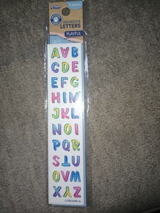 Adhesive Letters