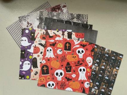 Halloween Scrap Papers