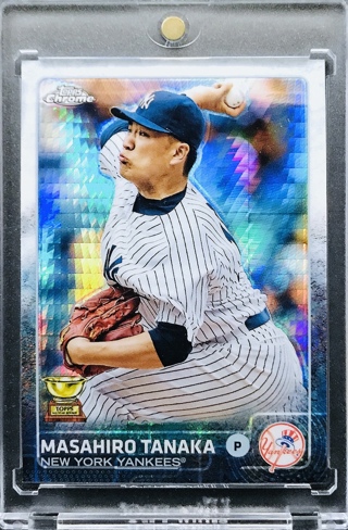 Masahiro Tanaka - 2015 Topps Chrome Prism Refractors #68 - New York Yankees [AA120]