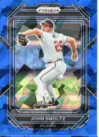 2023 Panini Prizm John Smoltz Blue Ice