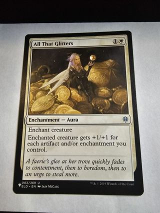 Magic the gathering mtg All that Glitters The List