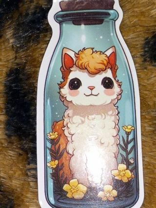 New Cute one small sticker no refunds regular mail only Very nice quality!