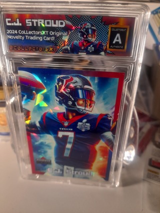 2023 CJ Stroud Graded Rookie A CRACKED ICE / Texans