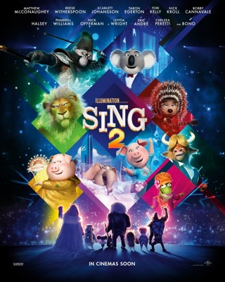 "Sing 2" 4K UHD "Vudu or Movies Anywhere" Digital Code
