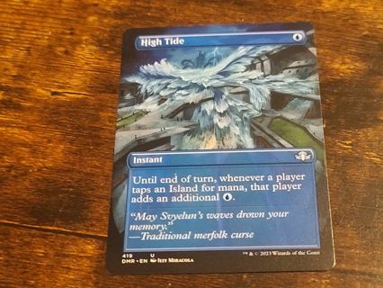 Magic the gathering mtg High Tide Borderless Dominaria United