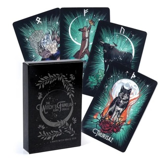 New Witch's Familiar Runic Oracle & Animal Oracle Animal Tarot Cards