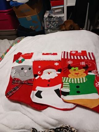 3 New christmas stocking